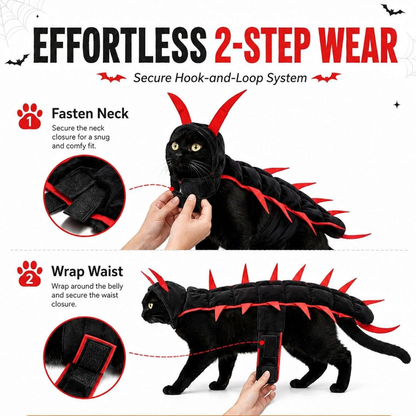El disfraz que convierte a tu gato en la estrella de Halloween.